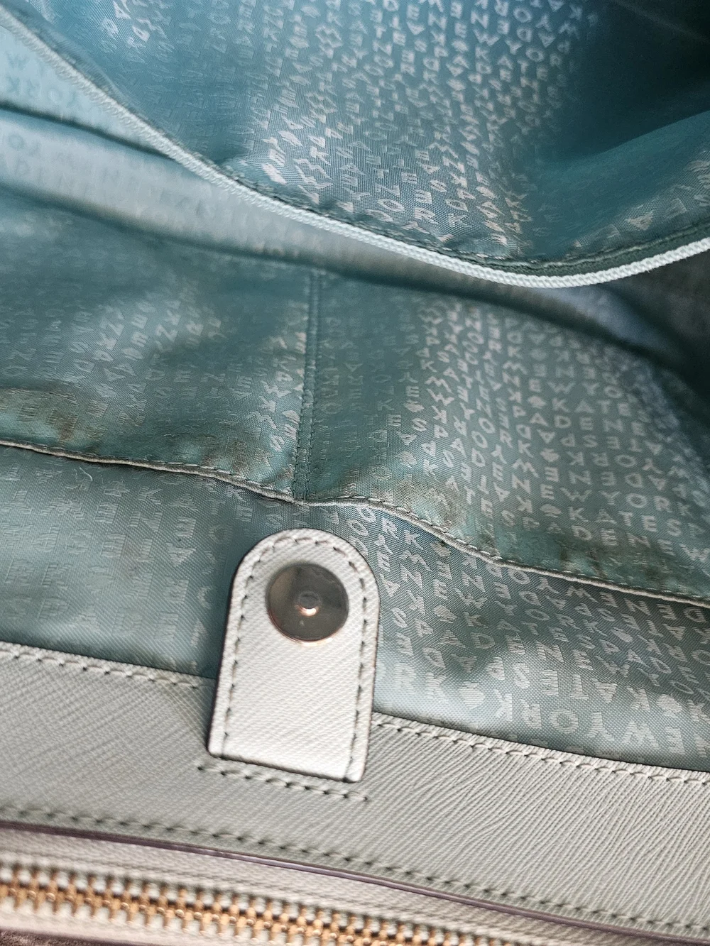 kate spade Pale Blue Structured Satchel Handbag